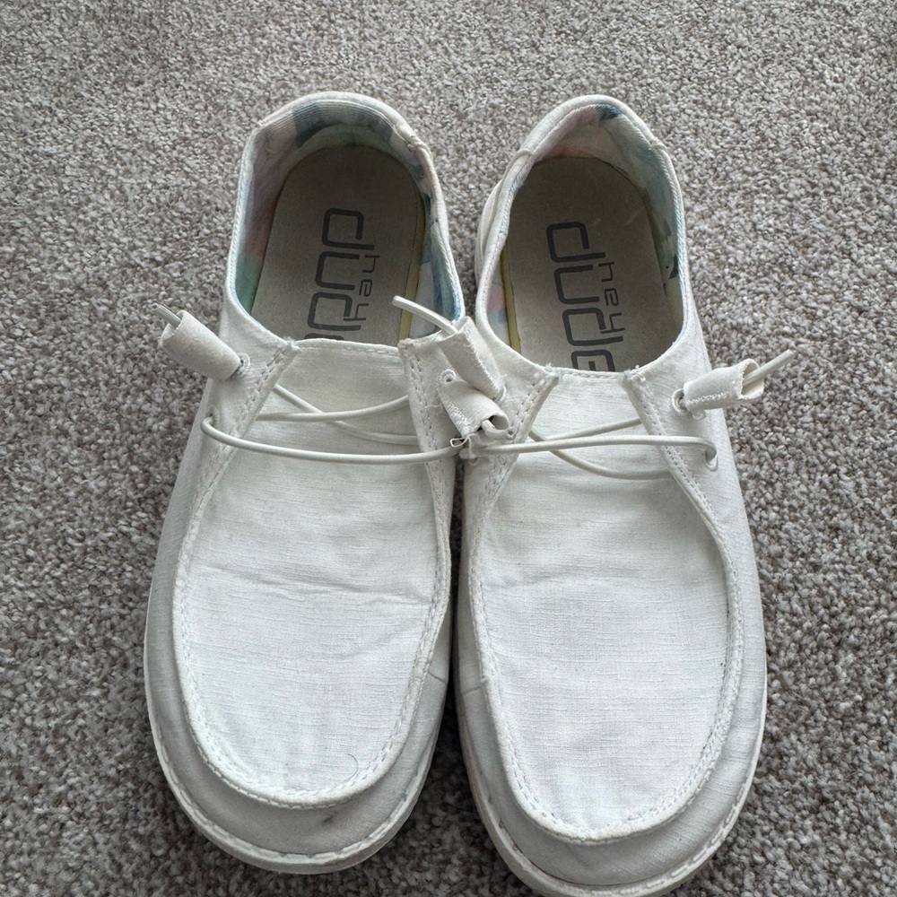 Hey Dude Women’s Wendy White Slip-On Shoes
